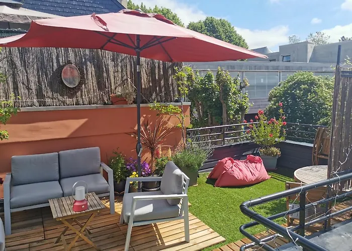 Treehouse - Funky - Terrasse Sur Le Toit - Mezzanine - Full Appartement Rouen
