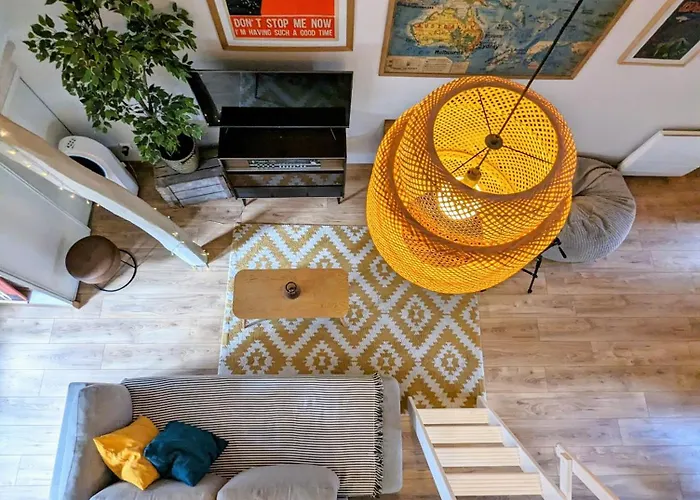 Appartement Treehouse - Funky - Terrasse Sur Le Toit - Mezzanine - Full *