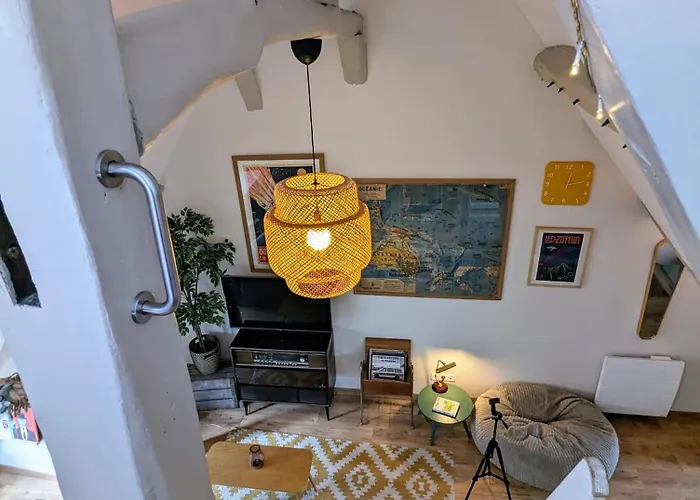 Appartement Treehouse - Funky - Terrasse Sur Le Toit - Mezzanine - Full Rouen